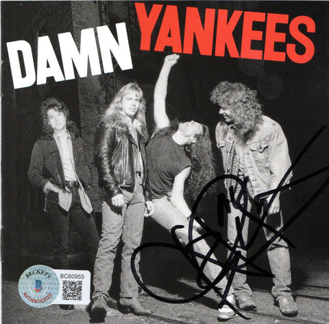 Jack Blades Autographed Damn Yankees CD Cover With Disc Beckett Authenticated
