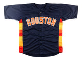 Yordan Alvarez Houston Signed Navy Baseball Jersey 2019 AL ROY BAS