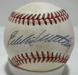 EDDIE MATHEWS Signed Official MLB Baseball AUTO - Milwaukee Braves - JSA