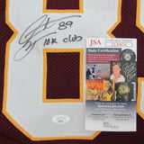 Santana Moss Signed/Autographed/Inscribed Redskins Custom Jersey JSA 157554