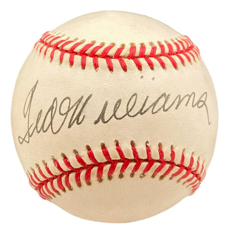 Ted Williams Red Sox Signed Official American League Baseball BAS AC22613