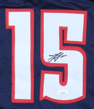 Nikola Jokic Denver Signed Navy Blue Basketball Jersey JSA Hologram