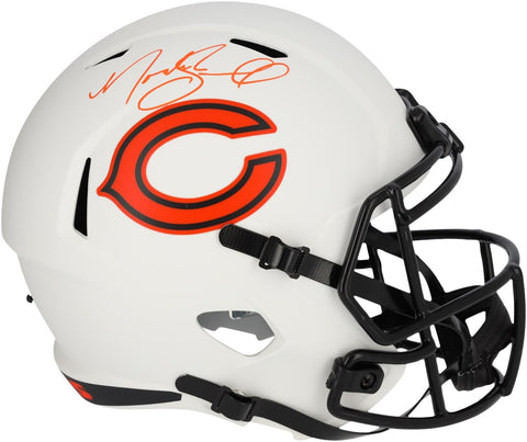 Noah Sewell Chicago Bears Autographed Riddell Lunar Eclipse Speed Replica Helmet
