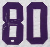 Cris Carter Signed Minnesota Vikings Jersey (JSA COA) All He Does is Catch T.D's