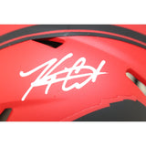 Keon Coleman Autographed Buffalo Bills Mini Helmet Rave Beckett Witness 50919