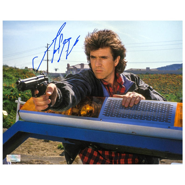 Mel Gibson Autographed 1992 Lethal Weapon III Martin Riggs 16x20 Scene Photo