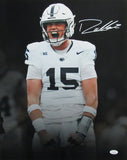 Drew Allar Autographed 16x20 Photo Penn State JSA 195669
