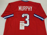 Dale Murphy Signed Atlanta Braves Red Jersey (JSA COA) 2xN.L. MVP (1982,1983)