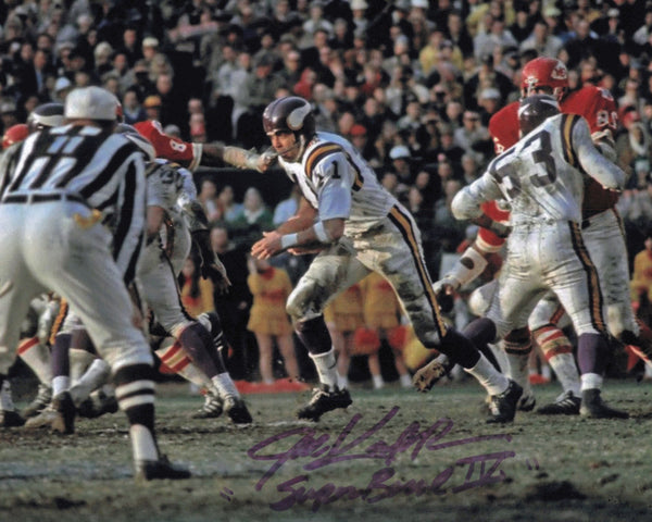 Joe Kapp Autographed Signed 8x10 Photo Minnesota Vikings SKU #247505