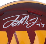 Terry McLaurin Washington Commanders Autographed Riddell Speed Mini Helmet