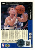 Mark Price Autographed/Signed 96-97 Collector's Choice #245 Card Beckett 52507