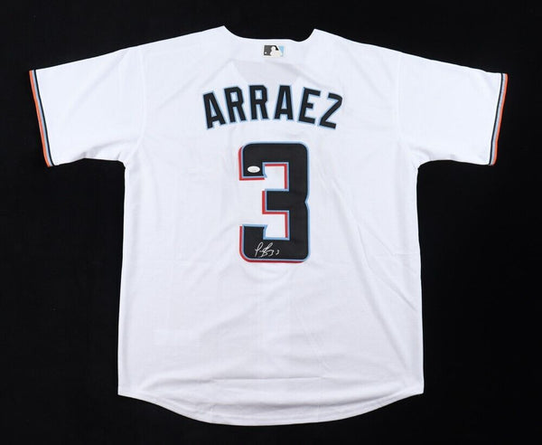 Luis Arraez Signed Miami Marlins Nike Style Jersey (JSA COA) 2xBatting Champion