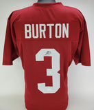 Jermaine Burton Signed Alabama Crimson Tide Jersey (JSA COA) Wide Receiver