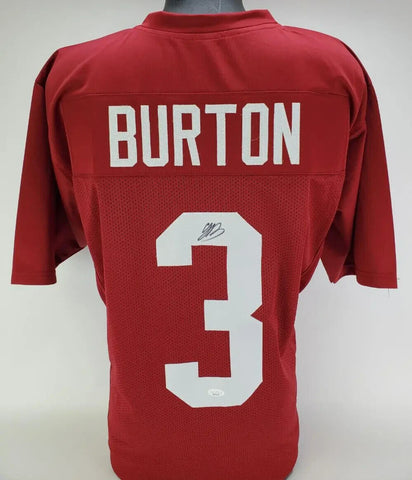 Jermaine Burton Signed Alabama Crimson Tide Jersey (JSA COA) Wide Receiver