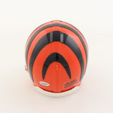 Anthony Munoz Signed Cincinnati Bengal Mini Helmet (Leaf Authentic) 1998 NFL HOF