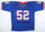 Pepper Johnson Signed New York Giants Jersey Inscribed "2xSB Champs"(Beckett) LB