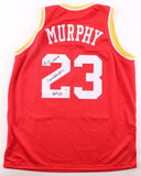 Calvin Murphy Signed Houston Rockets Jersey Inscribed "Retired" & "HOF 93" (JSA)