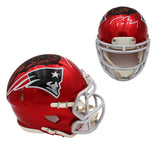 Tom Brady Signed New England Patriots Speed Flash Ripped NFL Mini Helmet