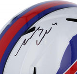 James Cook Buffalo Bills Autographed Riddell Speed Replica Helmet