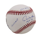 Paul Molitor Signed Milwaukee Brewers Rawlings OML White Ball - 4 Insc