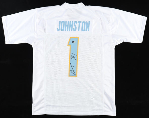 Quentin Johnston Signed San Diego Chargers Jersey (Beckett) 2023 1st Rnd Pick WR