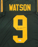 Packers CHRISTIAN WATSON Signed 1950's Throwback Custom Replica Jersey AUTO BAS