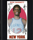 Dick Barnett Signed New York Knicks Jersey (Beckett) 2xNBA Champion 1970 & 1973