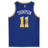 Klay Thompson Autographed Nike Warriors 2022-23 Blue Jersey Fanatics