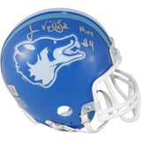 James Van Der Beek Autographed Varsity Blues Mini Helmet MOX Beckett 53701