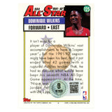 Dominique Wilkins Autographed 92 Topps All Star #125 Trading Card Beckett 54147