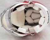 Mac Jones Signed Patriots Flash Red Full Size Authentic Speed Helmet Beckett Wit