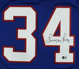 Thurman Thomas Signed Buffalo Bills Mitchell & Ness 1990 Legacy Blue Jersey