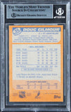 Blues Doug Gilmour Authentic Signed 1988 Topps #56 Card BAS Slabbed