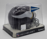 Mick Tingelhoff HOF Vikings Signed/Inscribed Mini Football Helmet JSA 212277