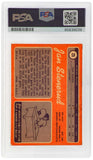 Jan Stenerud Signed Chiefs 1970 Topps Rookie Football Card #25 w/HOF - (PSA/DNA)