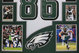 FRAMED PHILADELPHIA EAGLES ZACH ERTZ AUTOGRAPHED JERSEY ERTZ HOLO