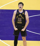 Austin Reaves Signed Los Angeles Lakers Black Jersey (Beckett) Ex-Oklahoma Guard