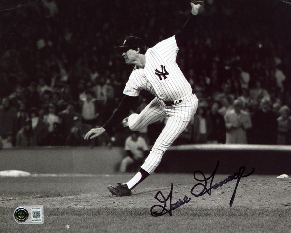 Yankees Goose Gossage Authentic Signed 8x10 Horizontal Photo Autographed BAS 7
