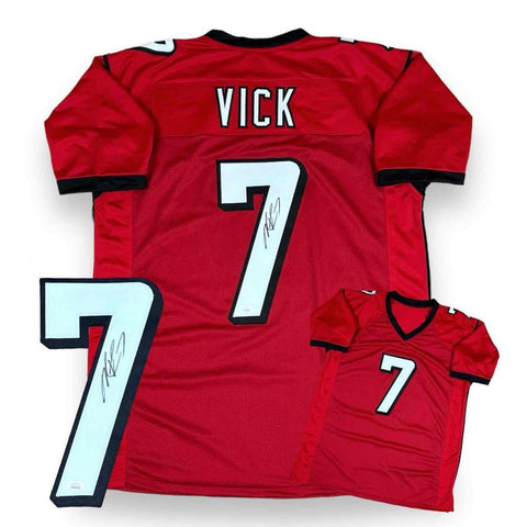Michael Vick Autographed SIGNED Jersey - Red - JSA Authenticated