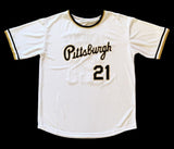 Roberto Clemente Jr Signed Pittsburgh Pirates Jersey Inscr "The Great One" (PSA)