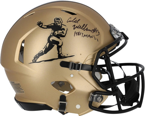 Caleb Williams USC Trojans Signed 2023 Riddell Heisman Authentic Helmet w/Insc