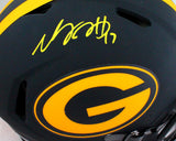 Davante Adams Autographed GB Packers F/S Eclipse Speed Authentic Helmet-BAW Holo