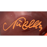 Nick Chubb Autographed/Signed Cleveland Browns Mini Helmet Beckett 46907