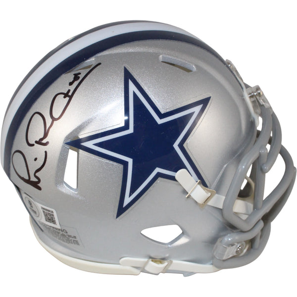 Michael Irvin Autographed/Signed Dallas Cowboys Mini Helmet Beckett 53631