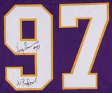 Henry Thomas Signed Minnesota Vikings Jersey Inscribed "2x Pro Bowl" (JSA COA)