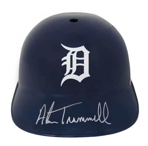Alan Trammell Signed Detroit Tigers Replica Souvenir Batting Helmet - SCHWARTZ
