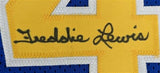 Freddie Lewis Signed Indiana Pacers Jersey (JSA COA) 3xABA Champion Point Guard