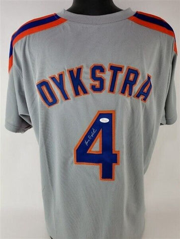 Lenny Dykstra Signed New York Mets Jersey (JSA COA) 1986 World Series Champ O.F.