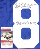 Butch Johnson Signed Dallas Cowboys Jersey Inscribed "SB XII Champs" (JSA COA)