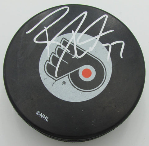 Ryan Parent Philadelphia Flyers Autographed/Signed Flyers Logo Puck 140631